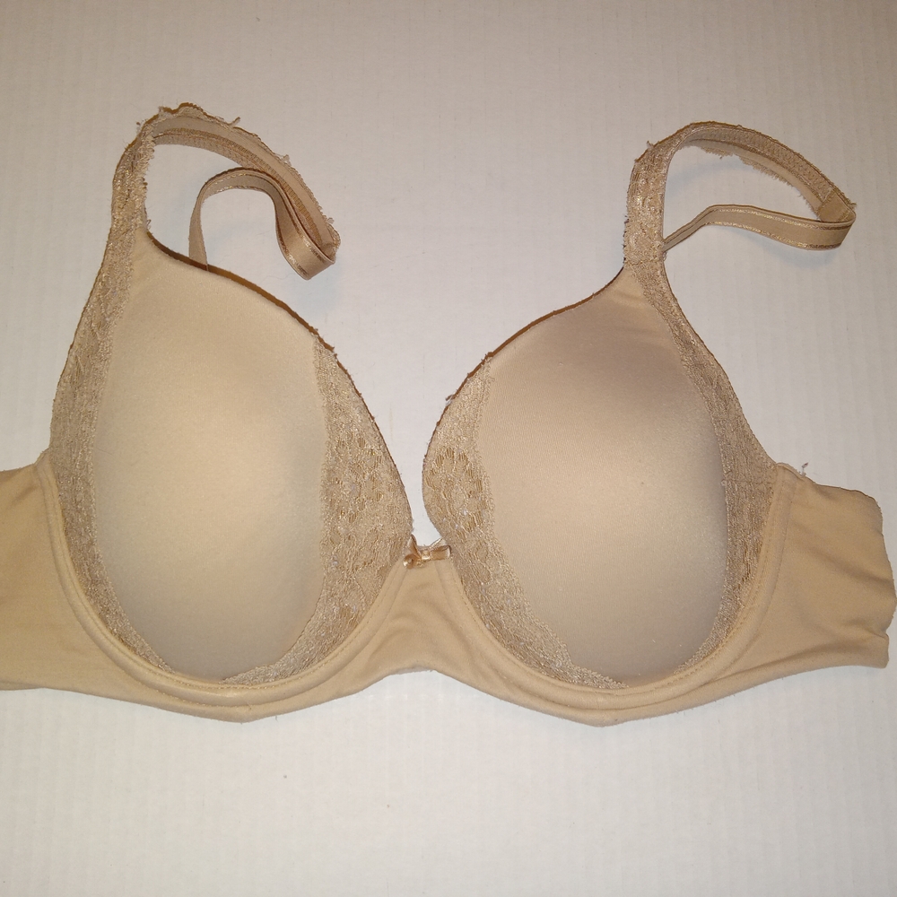 Soma Embraceable Full Coverage Lace Trim Women's Bra Sz 36B